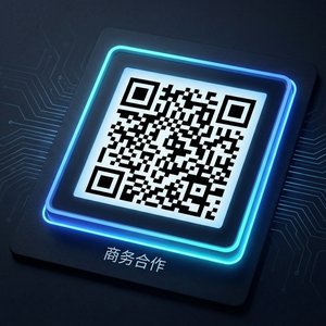 抖音风商务合作二维码